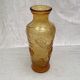 Italian vase in amber colored glass around the 1970s dimension -H-32,5cm L-14cm-