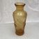 Italian vase in amber colored glass around the 1970s dimension -H-32,5cm L-14cm-