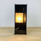 70s geometric glass lamp