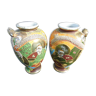 Vases en porcelaine du Japon Satsuma début XX ème siècle