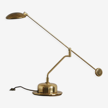 Vintage brass table lamp from bankamp leuchten, 1970s