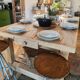 XXL solid oak kitchen island/worktop 180 x 105