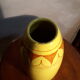 Vase jaune 1920  art deco