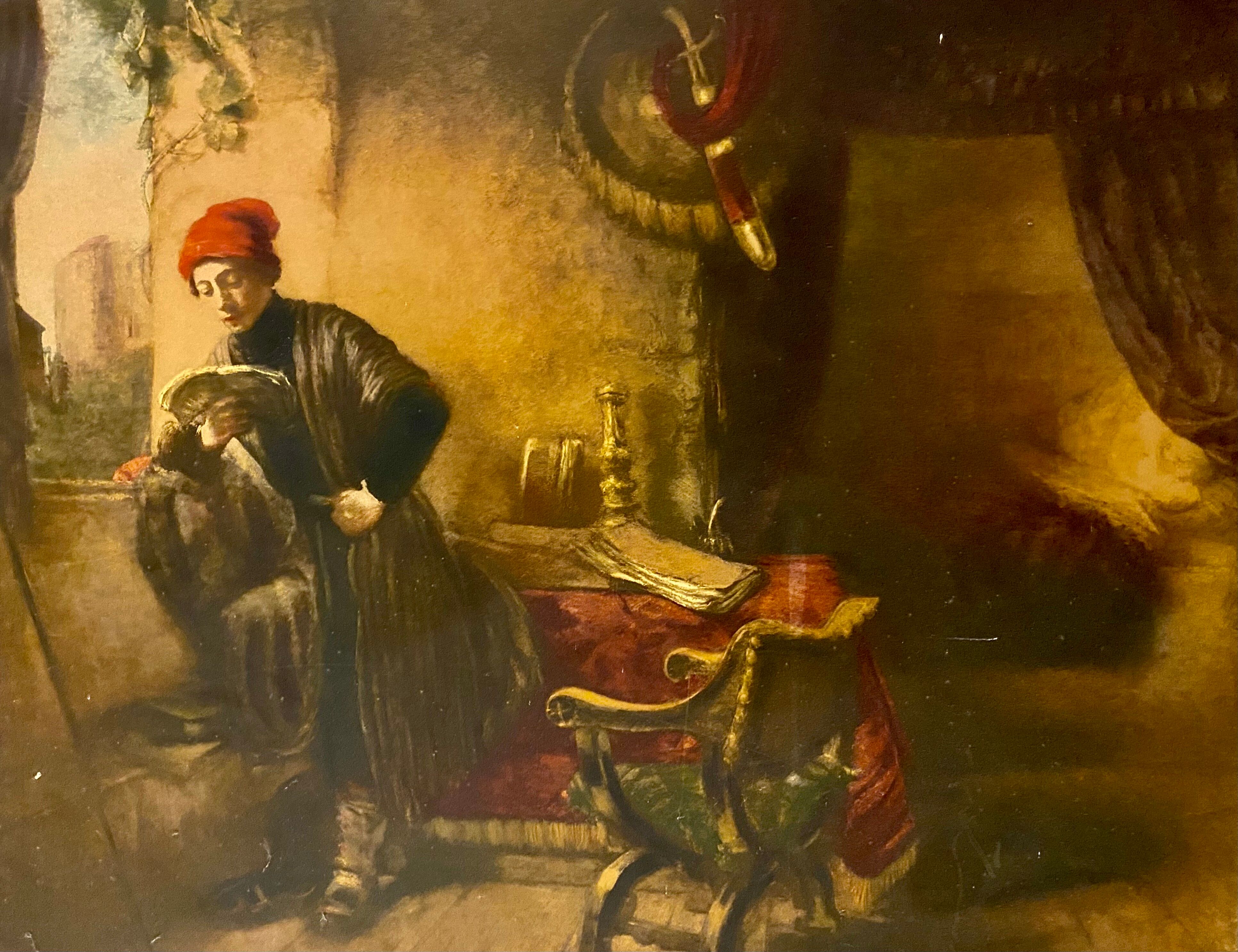 Table with solid wood frame