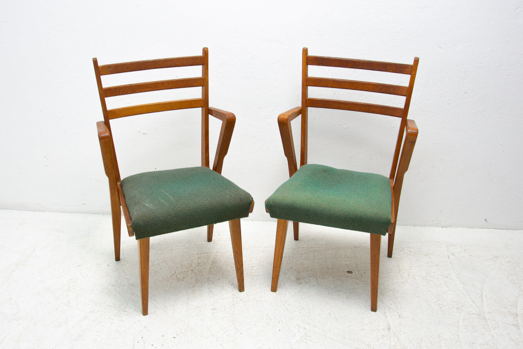 Midcentury bentwood office chairs, Czechoslovakia,1960´s, set of 2