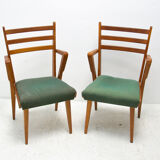 Midcentury bentwood office chairs, Czechoslovakia,1960´s, set of 2