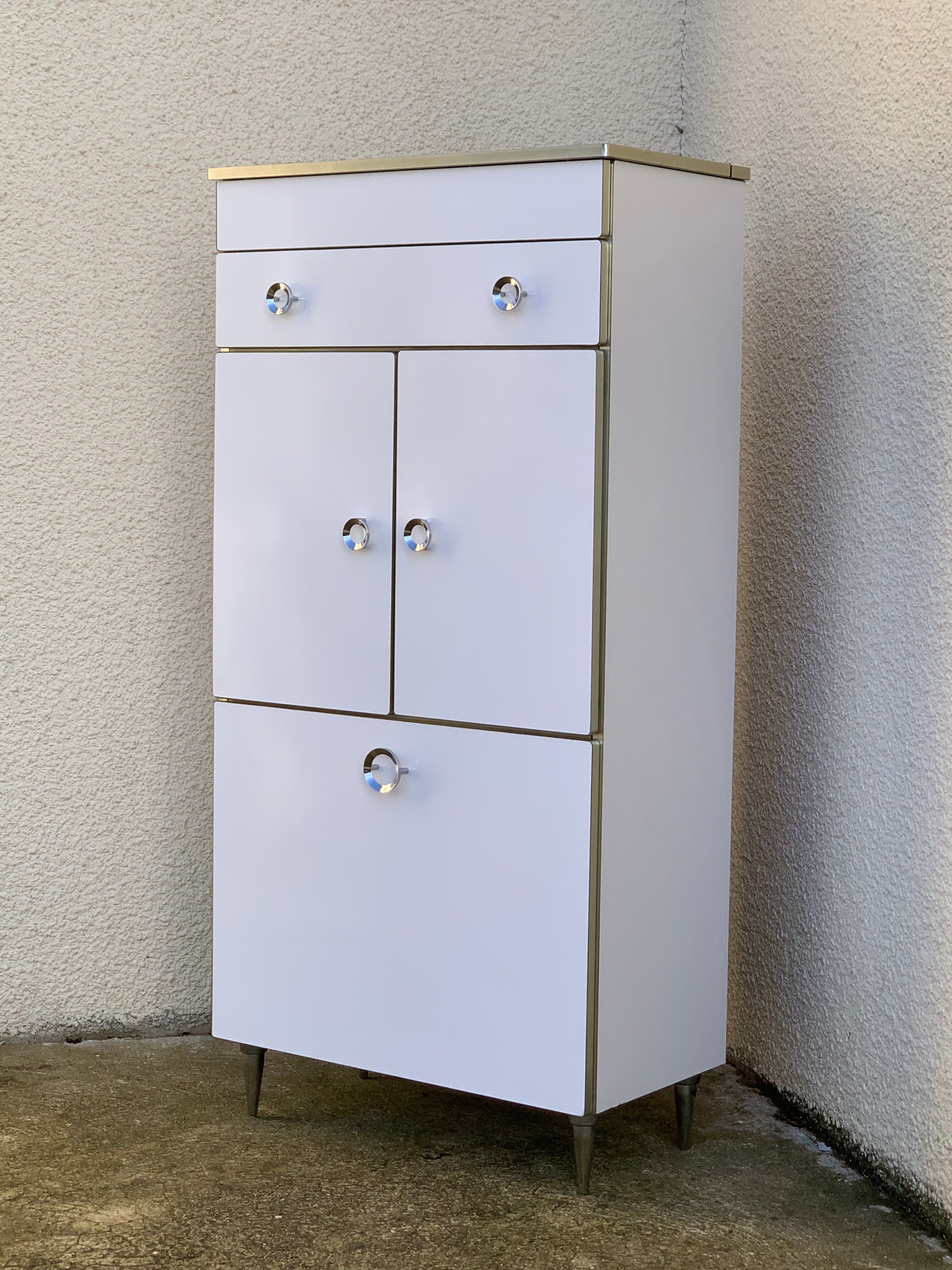 Vintage bathroom furniture Formica 1970