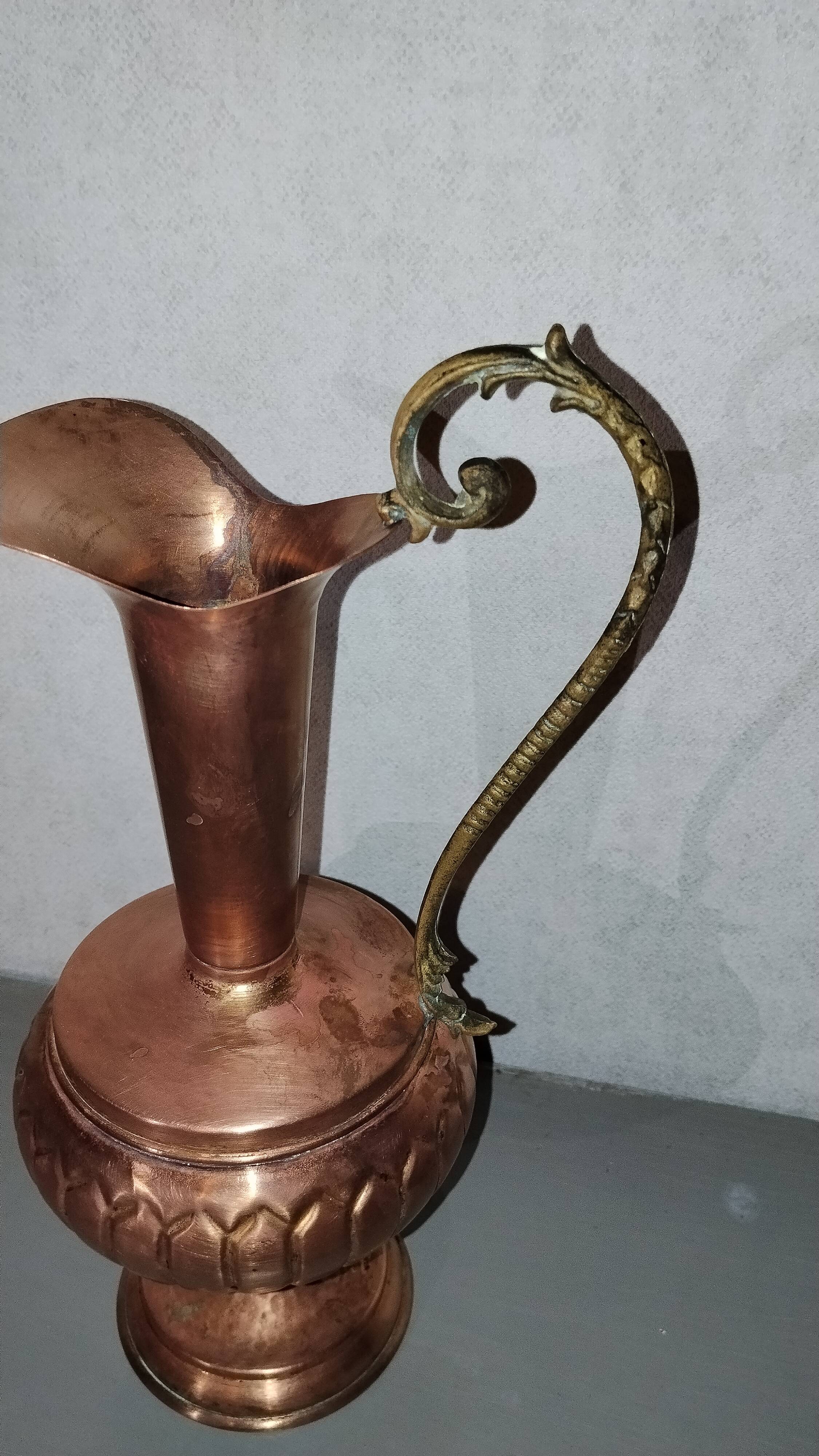 2 Copper Carafes
