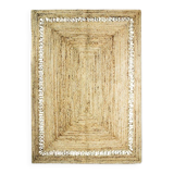 Tapis en jute motif ajouré 160x230 cm