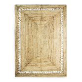Tapis en jute motif ajouré 160x230 cm