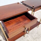 Pair bedside tables 1950