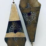 Pair of oriental wall lanterns