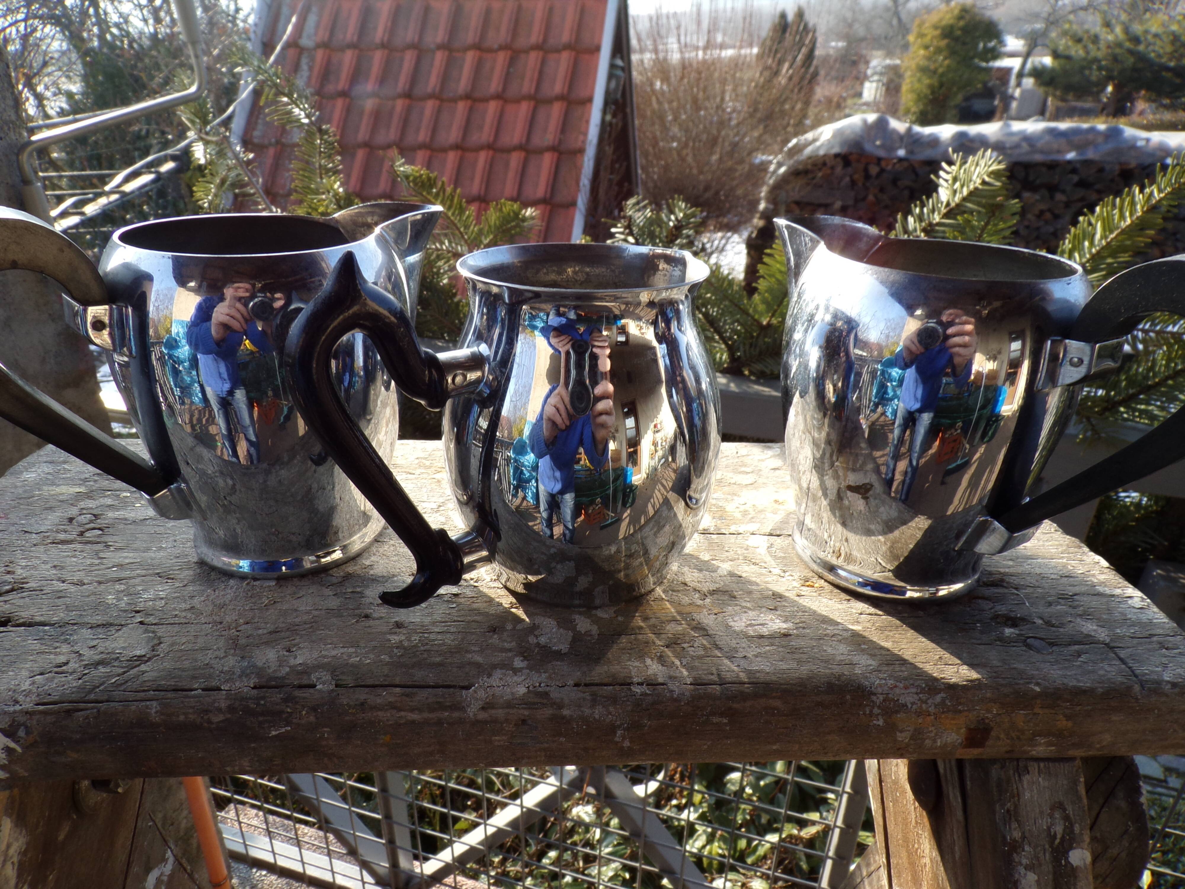 Lot of 3 Creamer or small old milk jugs