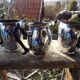 Lot of 3 Creamer or small old milk jugs