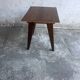French Reconstruction Wooden Side Table, 1950s