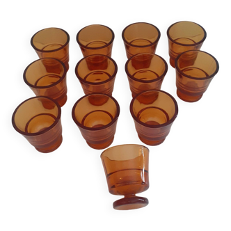 12 verres Duralex digestif ou coquetiers