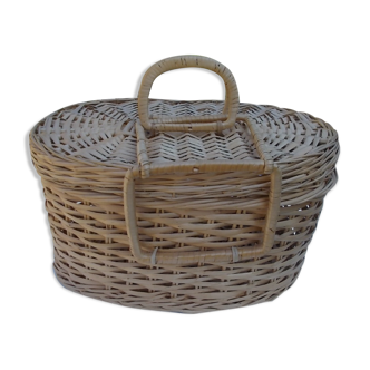 basket suitcase