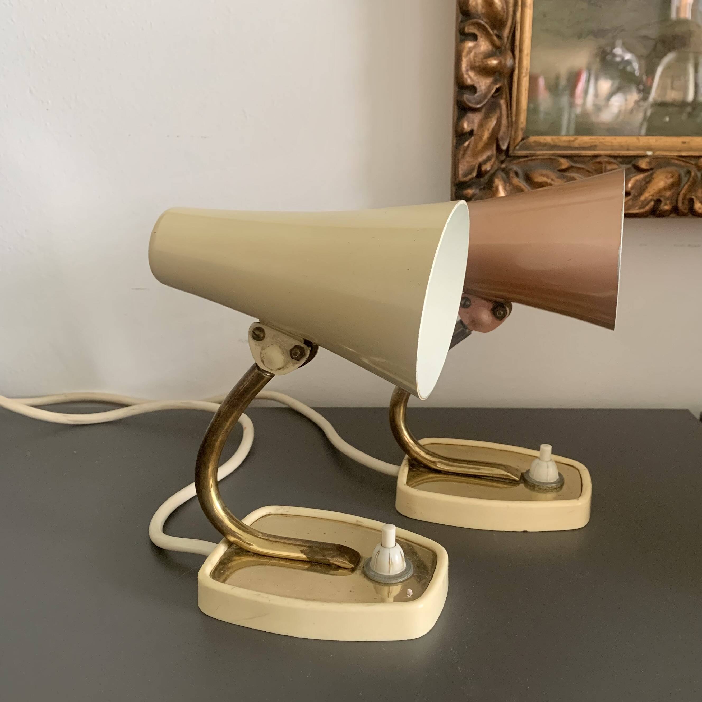 Pair of vintage lamp, 1960s