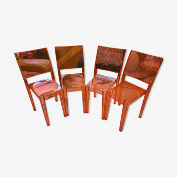 Set of 4 Marie chairs by Starck for Kartell