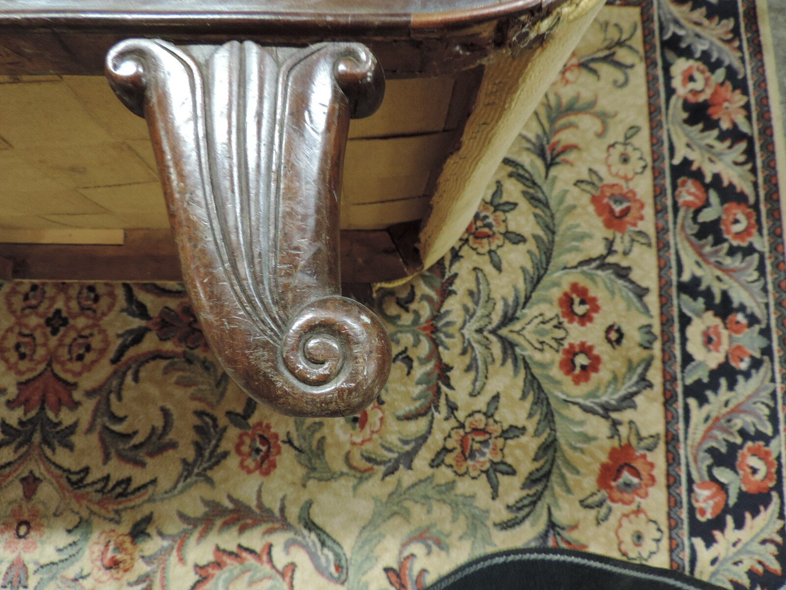 Chaise longue XIXth at two places