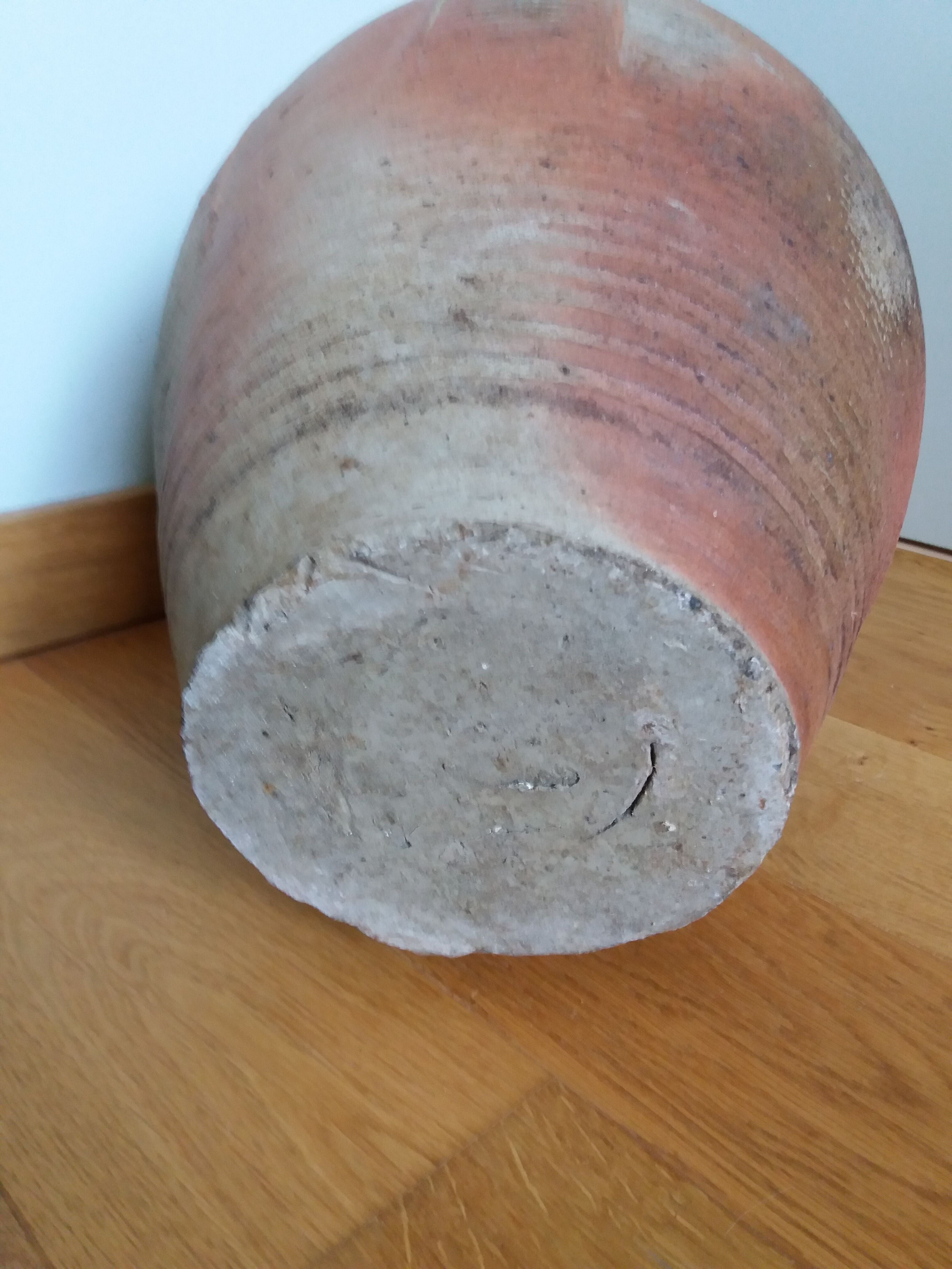 Stoneware vinegar jar