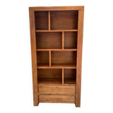 Large teak bookcase