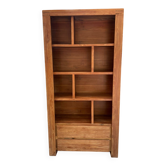 Large teak bookcase