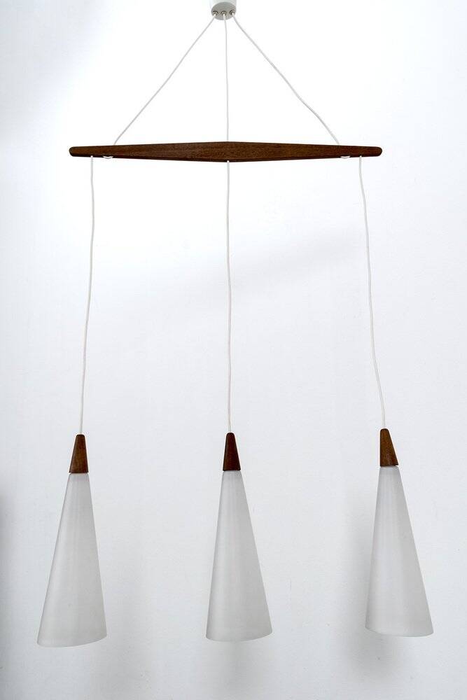 Danish Teak Hanging Light
