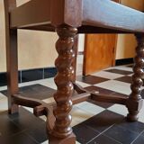 Set of 4 dining chairs Louis XIII style