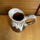 Vintage revol flamed ceramic barrel-shaped pitcher 1 litre