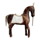 Cheval vintage en bois Inde
