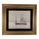 GALERA painting "The Boats" oil on canvas signed