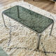 Vintage tubular chrome and smoked glass coffee table – 1970s style