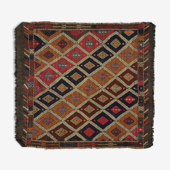 Anatolian handmade kilim rug 175 cm x 163 cm