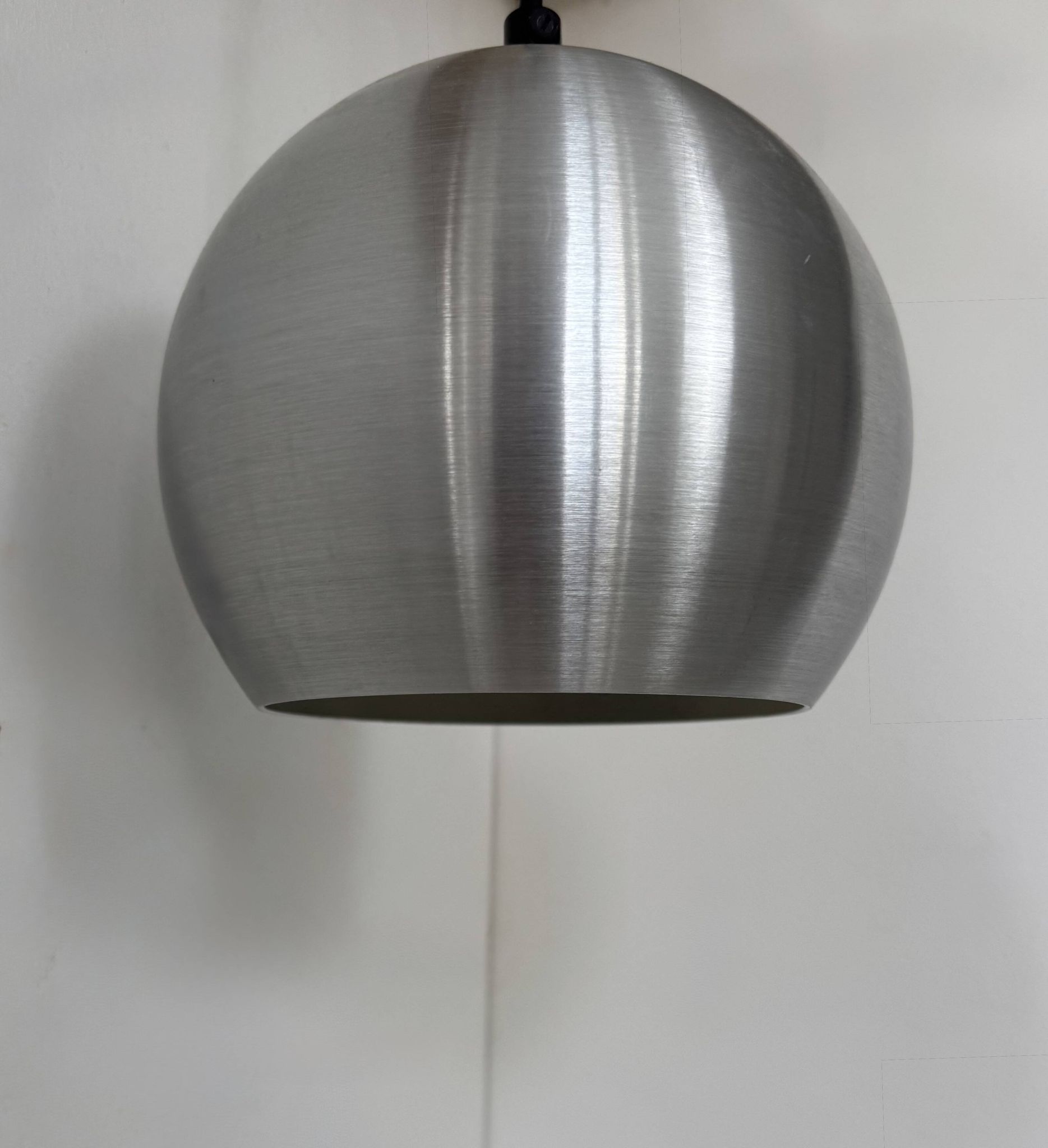 Vintage brushed aluminium suspension, France, 1970.