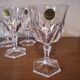 6 water glasses model Chaumont by crystal of Arques