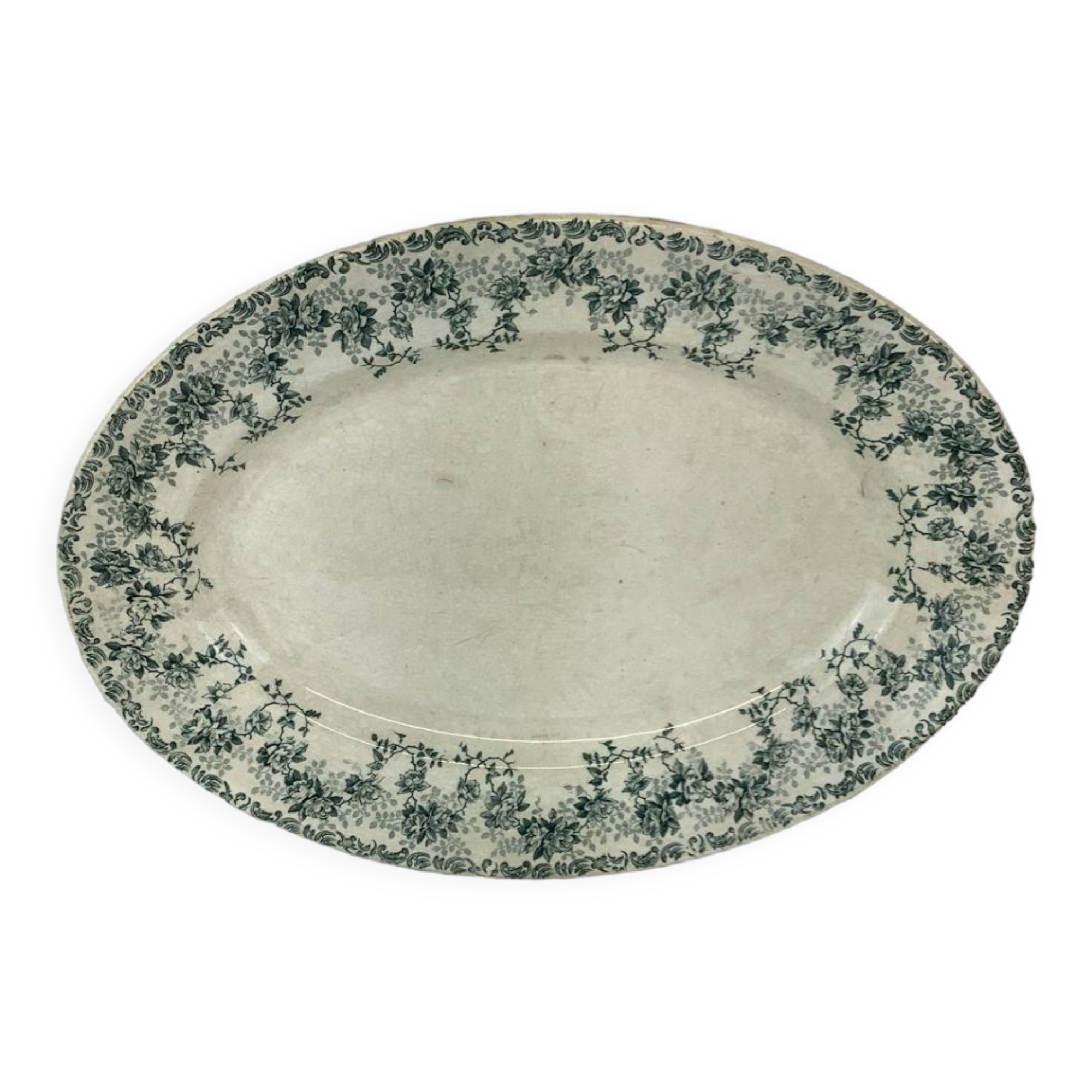 Old dish Terre de fer made in france Choisy le Roi