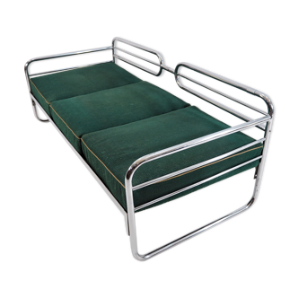Sofa chrome bauhaus années 1930