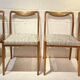 Série de 4 chaises vintage, 1960