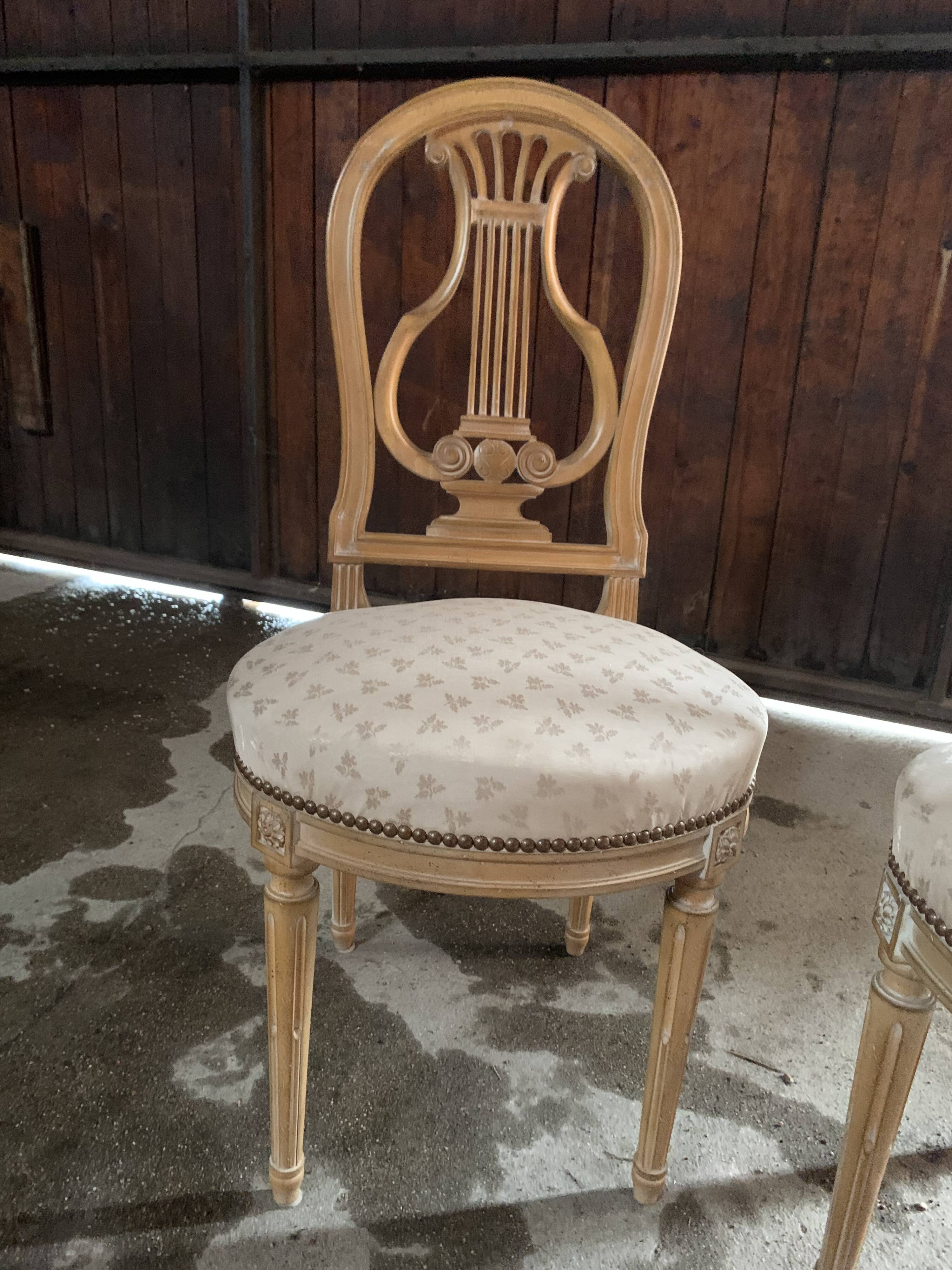 Pair of Louis XVI chairs