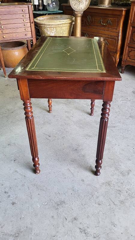 SMALL WRITING DESK WITH 1 DRAWER IN MAHOGANY