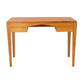 Bureau de dame moderniste années 50 en chêne clair