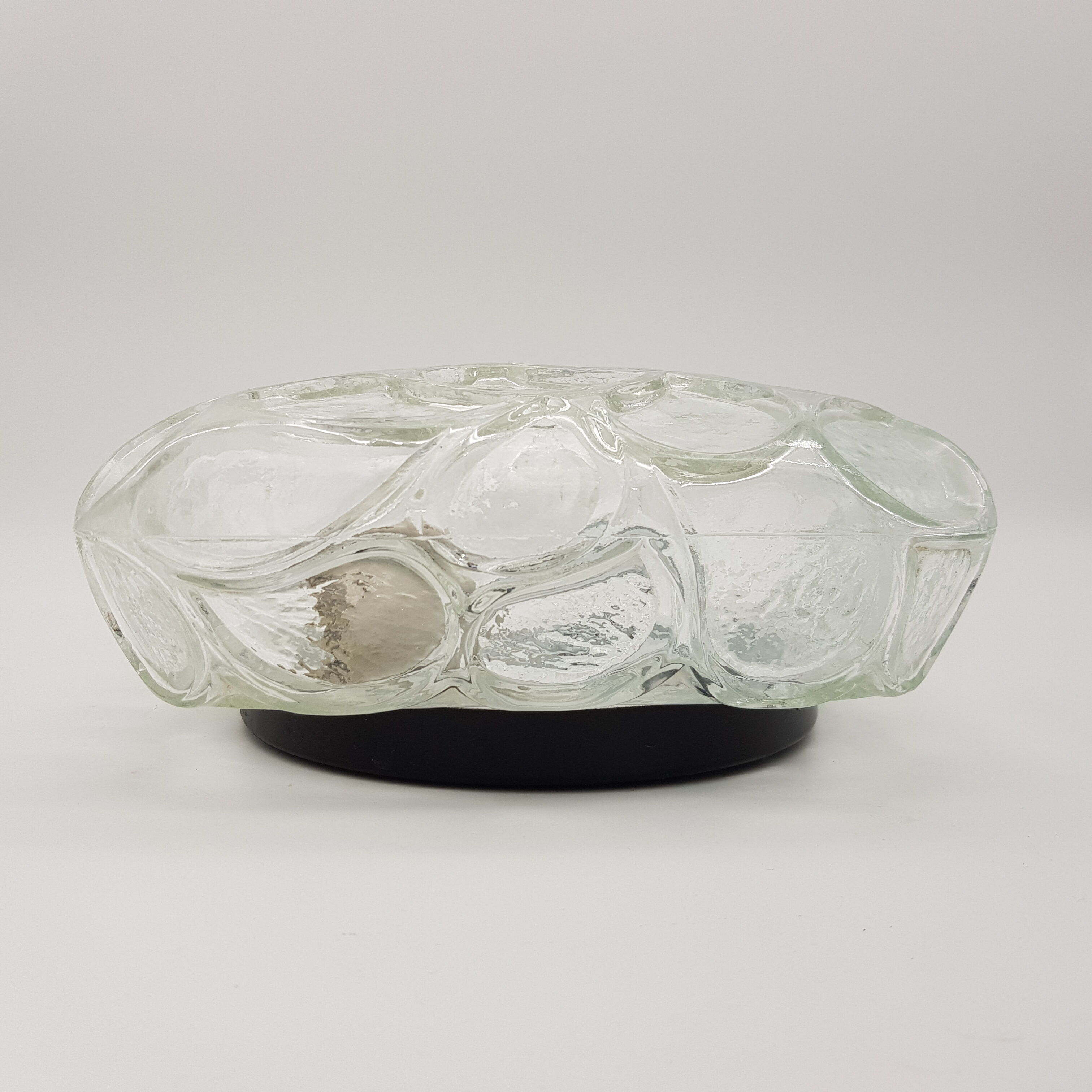 Square molded glass globe ceiling