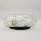 Square molded glass globe ceiling