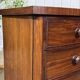 Commode Victorienne anglaise en acajou XIXème