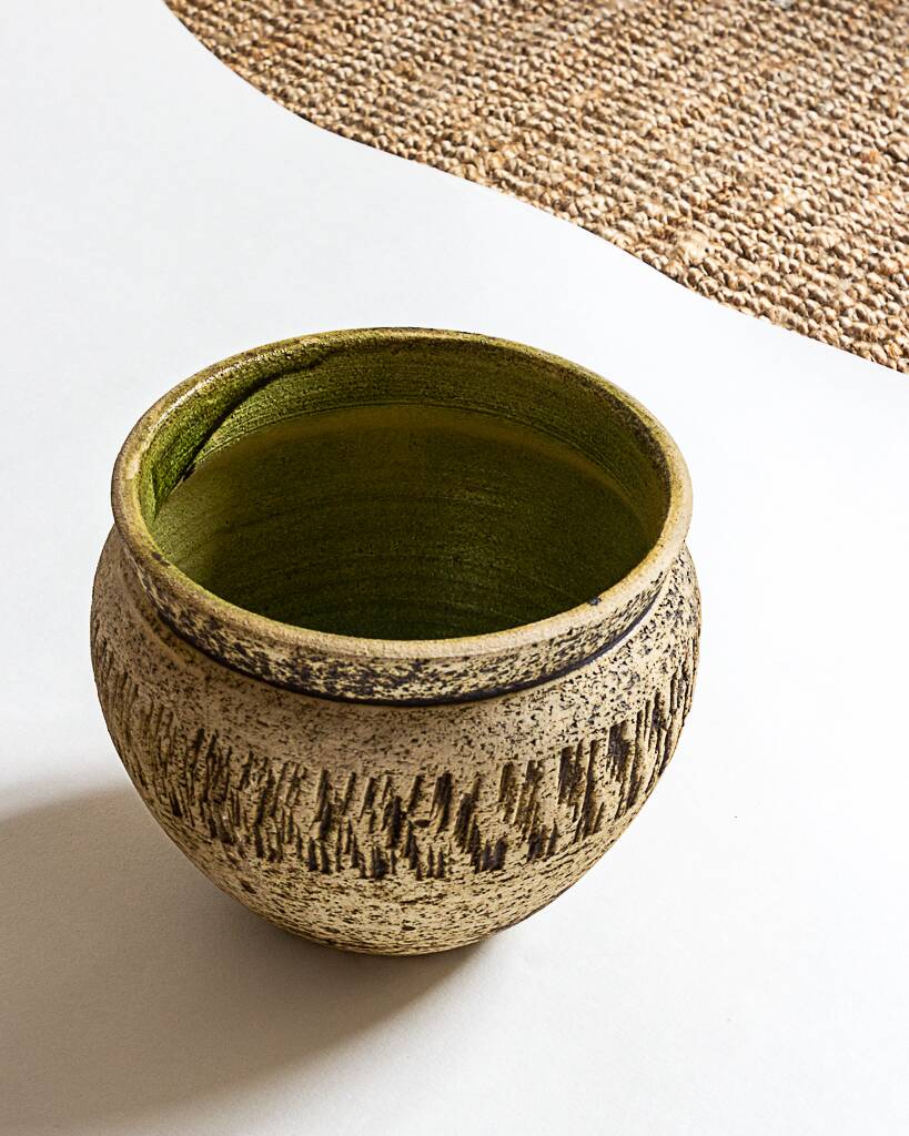 Italian ceramic vase or cachepot, Italy, 1960s