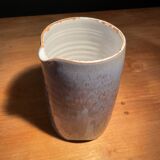 Large pitcher, pot, carafe, blue glazed ceramic pitcher