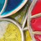 Six ceramic fondue plates Hugo Kohler Biel