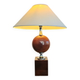 Barbier house lamp - Lacquered and chrome-plated metal - 1970s
