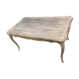 Patinated white coffee table